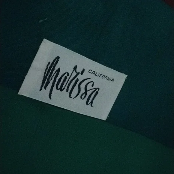 Vintage 50's 60's Emerald Green Raw Silk Suit Mink Cuffs Marissa California New? - Picture 6 of 11